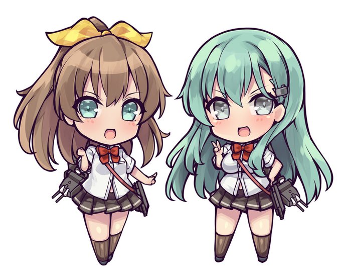 アクリルキーホルダーの鈴熊はメロン分と手持ち分もしっかりキープしてるのでそのまま夏コミ～艦隊金沢にも持っていきます。台紙も好評でした! 【熊野】 【鈴谷】