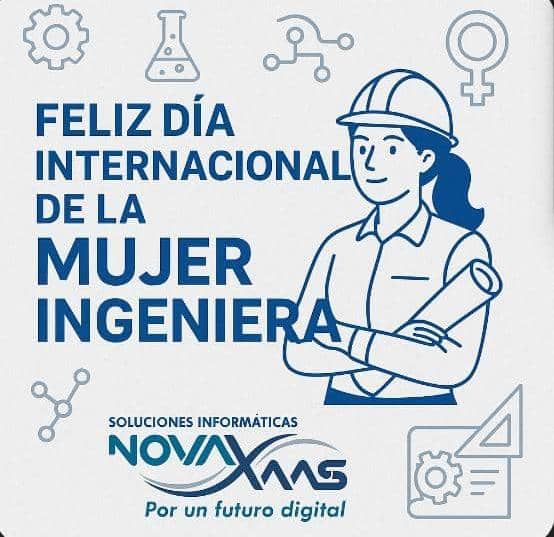 NovaXaas's tweet photo. 🌟 ¡Feliz Día Internacional de la Mujer en la Ingeniería! 👩‍💻🌍

Hoy celebramos con orgullo a todas las ingenieras que transforman el mundo con su talento, creatividad y perseverancia. https://t.co/dwgZjIoack
