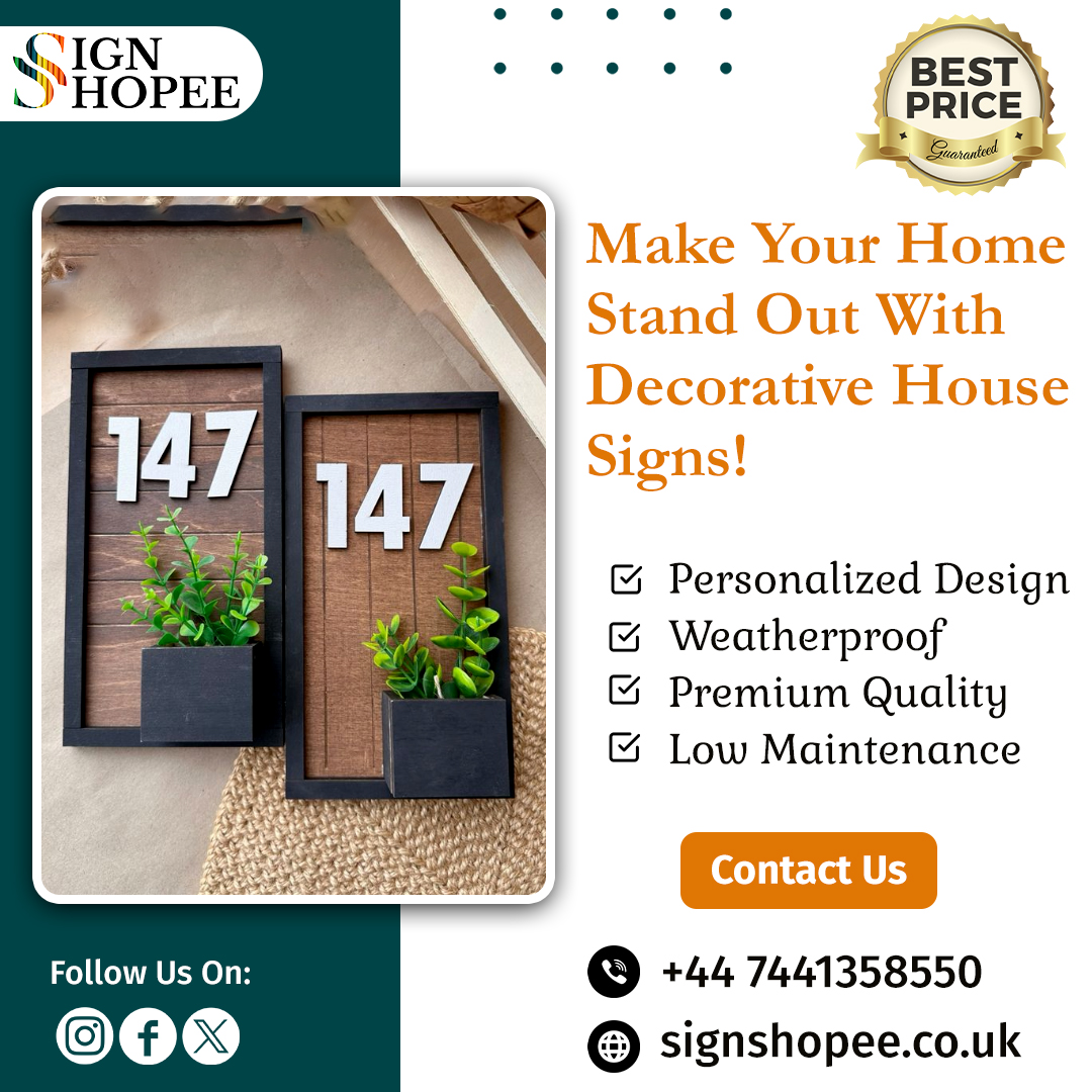 SignShopeeuk's tweet photo. Make your home stand out with #stylish, modern #house #numbers.

#HouseNumbers #HomeStyle #CurbAppeal  #HomeDecor #TrendyHomes #CustomHouseNumbers #HouseNumberSign  #signshopee #signshopeederby #signshopeeengland #england #derby

Call:- +44 7441358550
https://t.co/mNXLixxyZY https://t.co/K3o1GByA8B