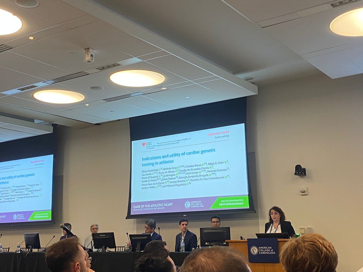Istituto Auxologico Italiano (@twittauxologico) on Twitter photo La Dott.ssa <a href="/SilCastelletti/">Silvia Castelletti</a> ha partecipato al convegno #ACCAthleticHeart dal 12 al 14 giugno a Washington.
Ecco il suo commento: "Un onore per me essere tra i tre europei invitati a questo evento che per la prima volta si è svolto in collaborazione con <a href="/escardio/">European Society of Cardiology</a>". La Dott.ssa <a href="/SilCastelletti/">Silvia Castelletti</a> ha partecipato al convegno #ACCAthleticHeart dal 12 al 14 giugno a Washington.
Ecco il suo commento: "Un onore per me essere tra i tre europei invitati a questo evento che per la prima volta si è svolto in collaborazione con <a href="/escardio/">European Society of Cardiology</a>".