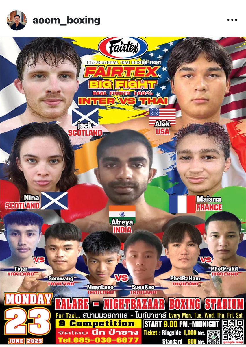 traviscella's tweet photo. Alex is fighting his first #Muaythai fight tonight in #chiangmai https://t.co/gLMdctl9aG