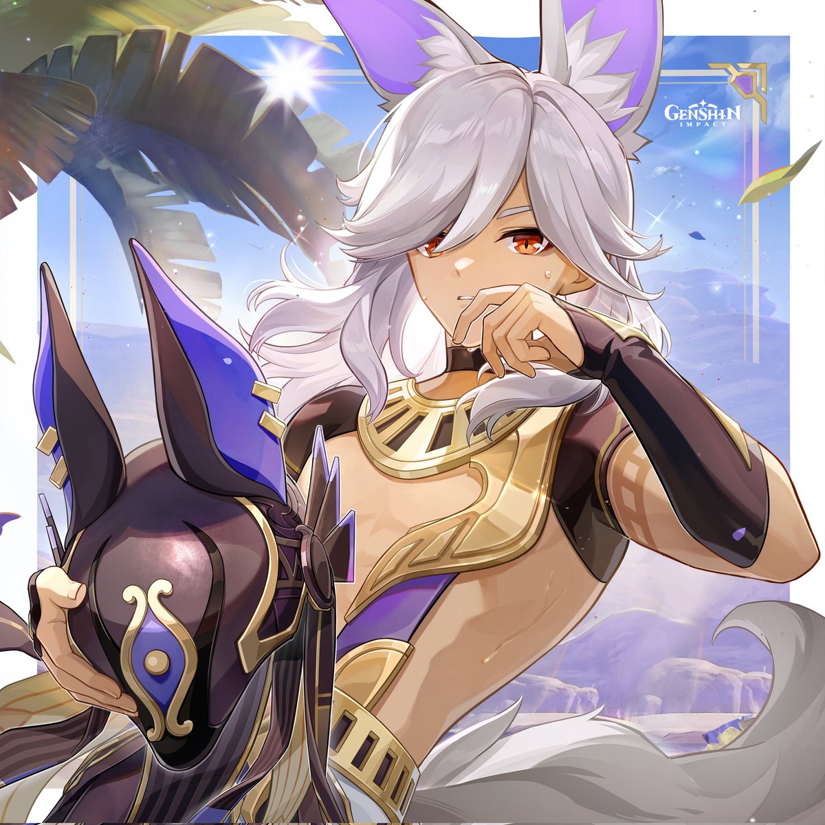 Veytrix_'s tweet photo. You can't stop me from having Anubis Cyno, Genshin https://t.co/p66zVhaDaG
