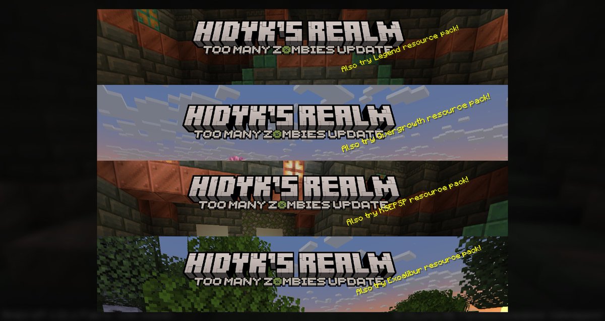 hidyk_official's tweet image. HIDYK's REALM 2.15 will feature a lot of splashes referring to many other cool resource packs I've ever seen
#minecraft #pixerlart