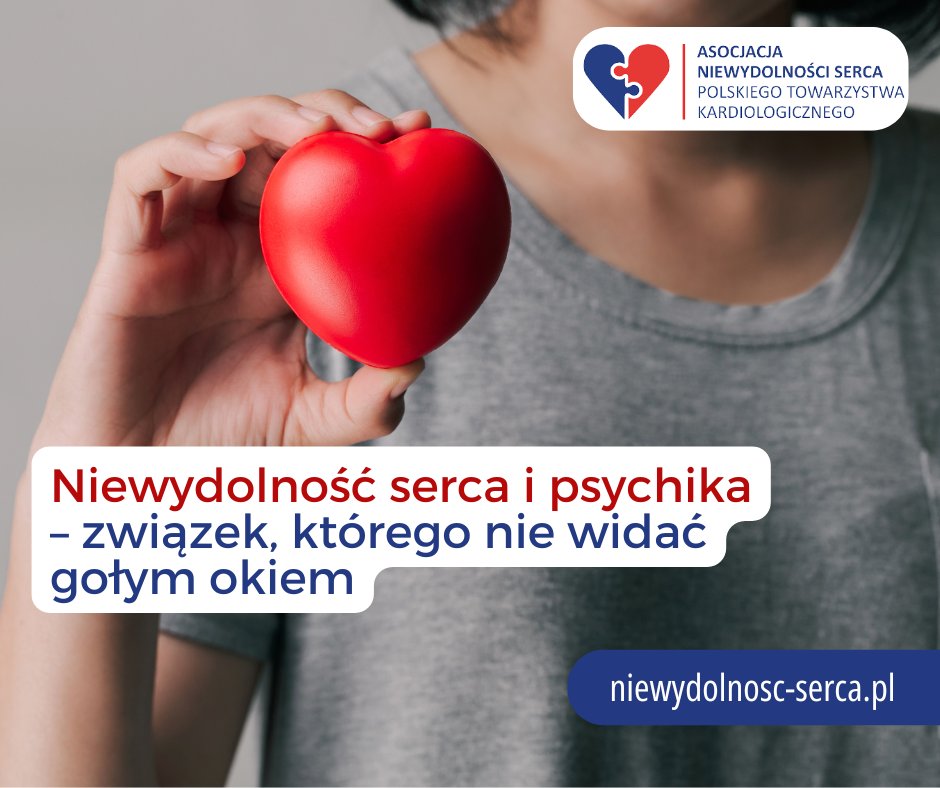 Duszność, zmęczenie, częste hospitalizacje… ale też smutek, lęk, bezsenność i poczucie braku kontroli nad własnym życiem. Niewydolność serca to nie tylko fizyczna choroba – to również ogromne obciążenie psychiczne.

Co trzeci pacjent z niewydolnością serca ma objawy depresji.
