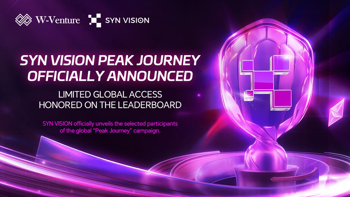 【SYN VISION Global Official Announcement】🎉
To SYN VISION community members worldwide:

We are pleased to announce that the list of nodes selected for the highly anticipated “Journey to the Top” has been officially released!👏
We would like to thank all the outstanding node