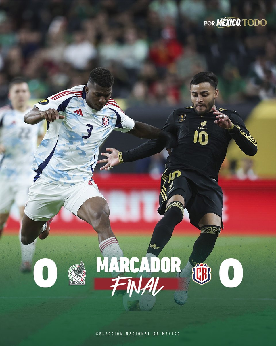 ◽ #Mexico no pude vencer a #CostaRica de Miguel Herrera.

#ConcacafGoldCup
