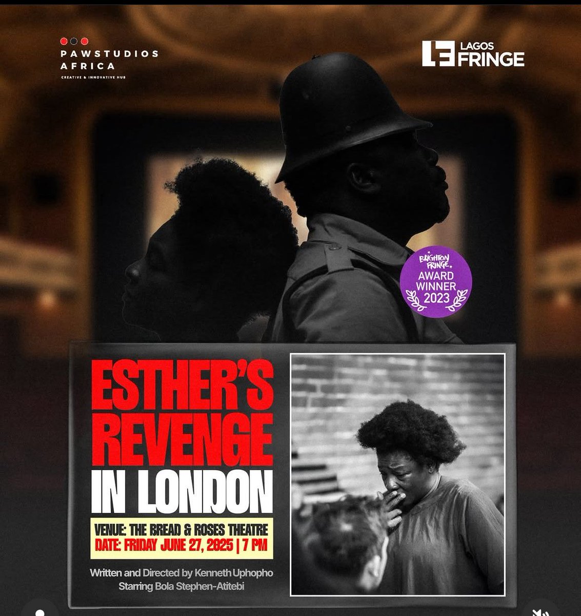 Naija Theatre (@naijatheatre) on Twitter photo Esther's Revenge continues it's UK tour this Friday at <a href="/BreadandRosesTC/">The Bread & Roses Theatre</a> in London if you are in the area, go see it.
naijatheatre.com/blog/popular-n… Esther's Revenge continues it's UK tour this Friday at <a href="/BreadandRosesTC/">The Bread & Roses Theatre</a> in London if you are in the area, go see it.
naijatheatre.com/blog/popular-n…