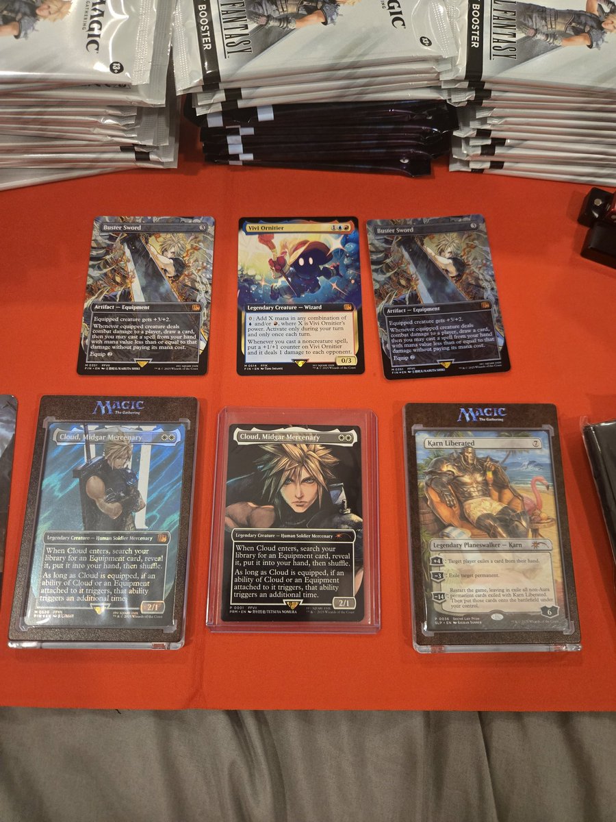My promos + Ran extremely hot this weekend with card pulls from collectors boosters.