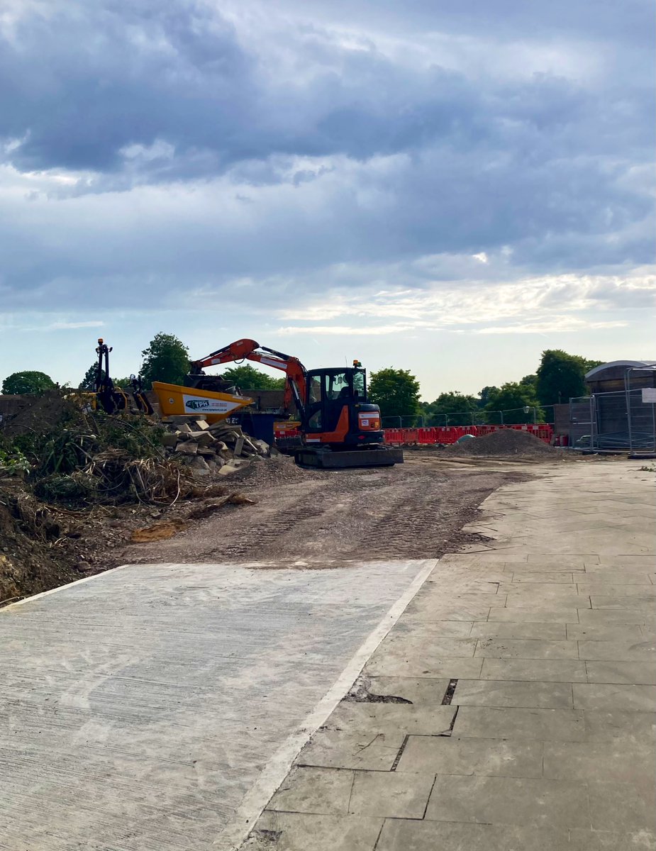 The site at Twickenham Riverside getting set for redevelopment.