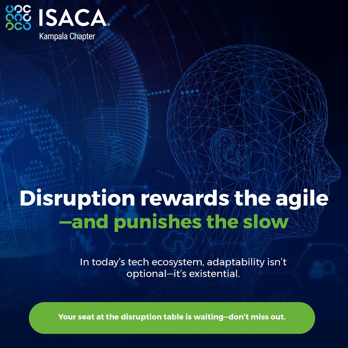 ⚠️ Disruption doesn’t wait for the slow to catch up.

In today’s evolving digital landscape, agility isn’t a competitive advantage—it’s a survival skill.

The organizations that adapt fast, govern smart, and lead with tech-forward thinking are the ones that will thrive in this