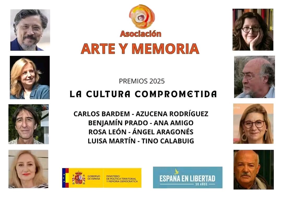 pepecampostruji's tweet photo. ✨LA CULTURA COMPROMETIDA
✨ HOY en la @Academiadecine
#arteymemoria
premía por su COMPROMISO a @carlosbardem @pradobenjamin #LuisaMartin #RosaLeón #AzucenaRodriguez @AnaAmigo #AngelAragonés @TinoCalabuyg #AngelAragones
✨ENHORABUENA
premio más q merecido
Allí estaremos👏👏 https://t.co/tL8Iki1OJ3