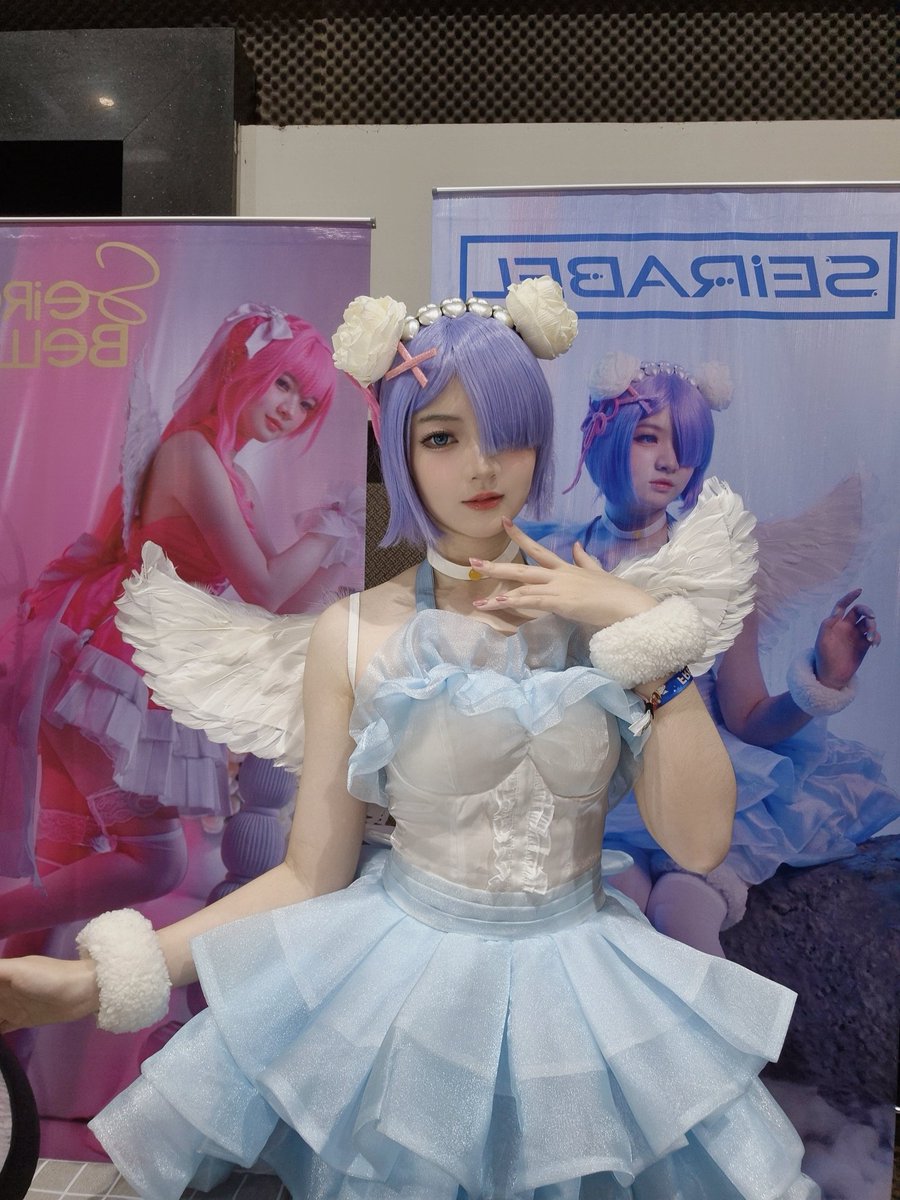 seirabel's tweet photo. Otsukare Chibicon 🔥🔥🔥
Thank you so much, Seiza, for coming to meet me !! 😭🫶

I also met @Ladybeard_Japan for the first time!! It was really nice to meet you!! 💖💖

Rem &amp; Ram duo with @jetsukii 🩵🩷

Let's have fun again next time, Seiza 💜 https://t.co/QZ9HOYmxAU