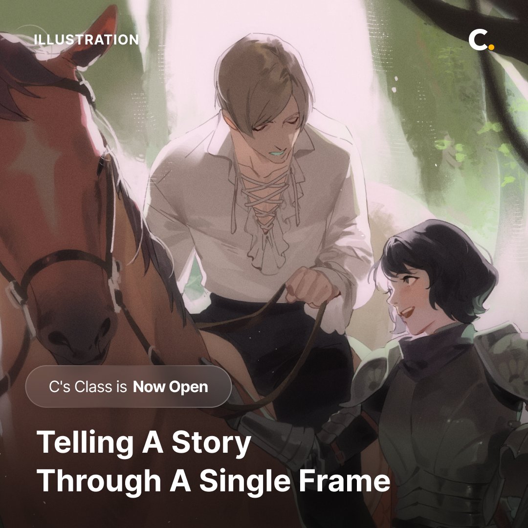 Coloso Global (@colosoglobal) on Twitter photo Illustrator C(<a href="/Worvies/">C (â˝ăťá´Ľăťâ˝)</a>)'s class "Telling a Story Through a Single Frame" is now open for viewing!
Learn how to create detailed narrative illustrations which tell stories that go beyond the frame.
They'll be teaching you ideation & referencing, adding dynamic brushstrokes, Illustrator C(<a href="/Worvies/">C (â˝ăťá´Ľăťâ˝)</a>)'s class "Telling a Story Through a Single Frame" is now open for viewing!
Learn how to create detailed narrative illustrations which tell stories that go beyond the frame.
They'll be teaching you ideation & referencing, adding dynamic brushstrokes,