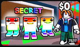 Looking for ROBLOX Thumbnail Makers!  

- Skilled with simulator type of thumbnails
- reliable and consistent
- longterm

Dm me if you fit these criterias

Reference thumbnail below