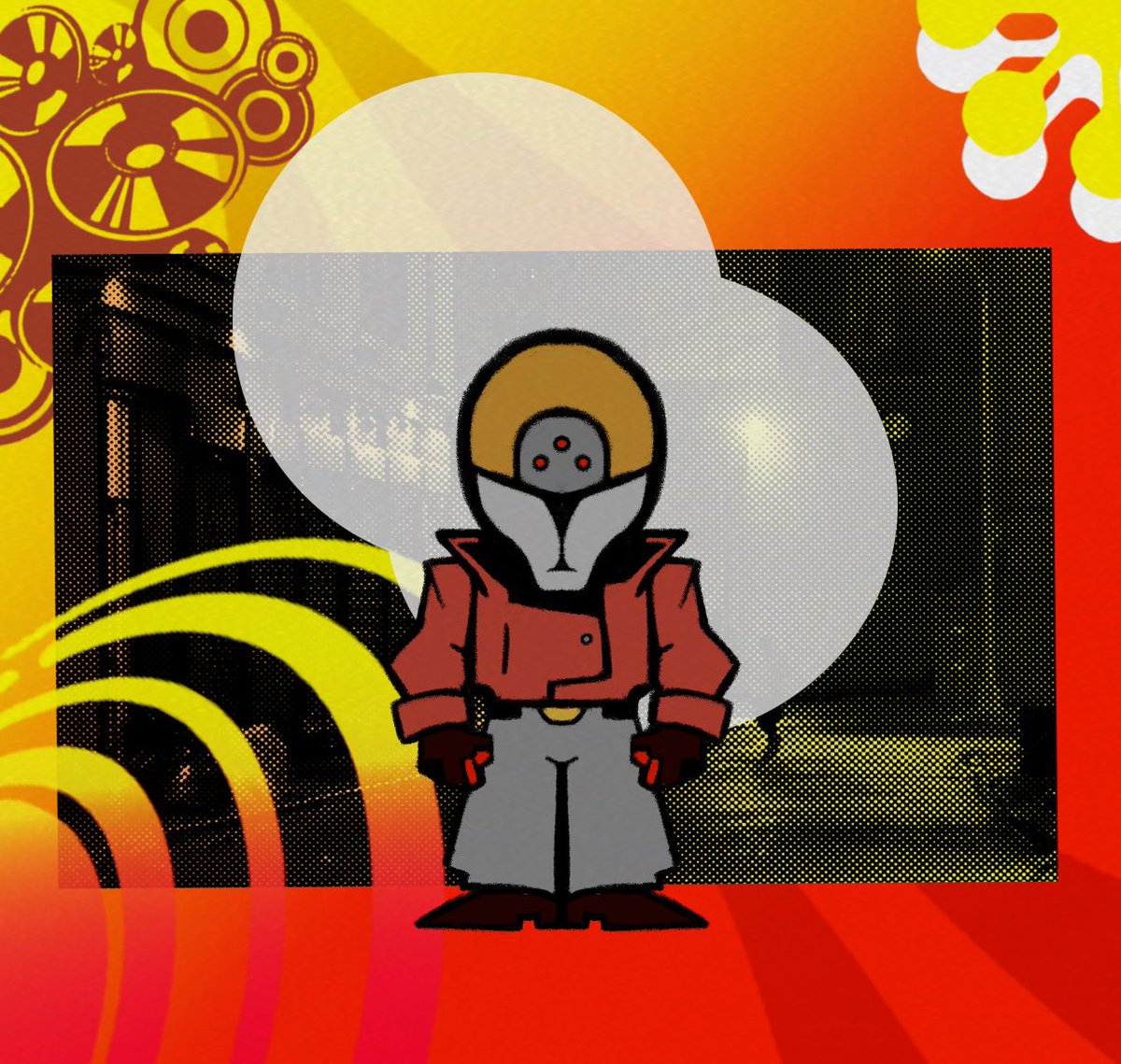 NobodyGhostly's tweet photo. Modern Monsters
Character:9-Volt
A man on a mission. You saw something you weren’t supposed to see, and he’s here to make you forget.
#characterdesign #comic #y2kart #fruitiermetro #villian #robotart #cooljackets https://t.co/R1Jlfmz3zZ