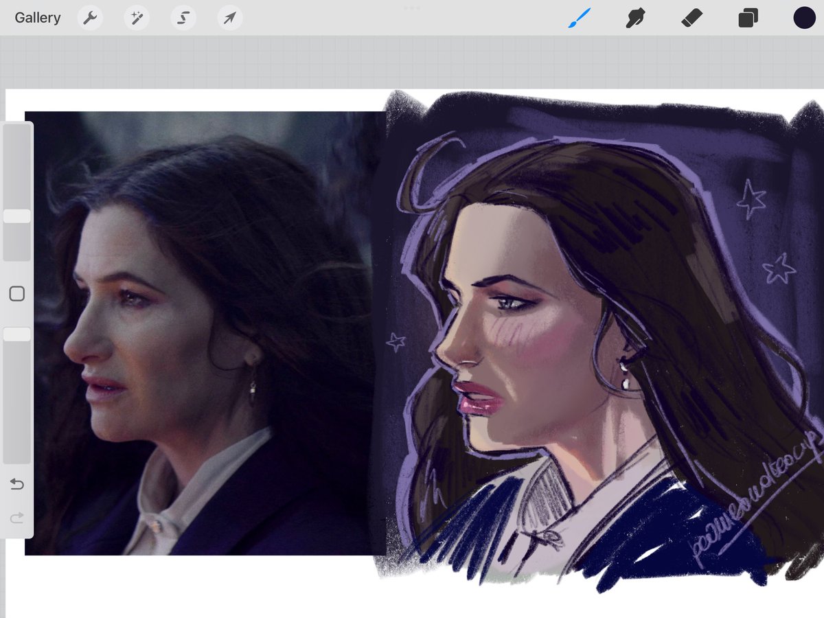 this sketch got me unlocked from my art block, Kathryn Hahn the power you hold😩🤌
#kathrynhanh