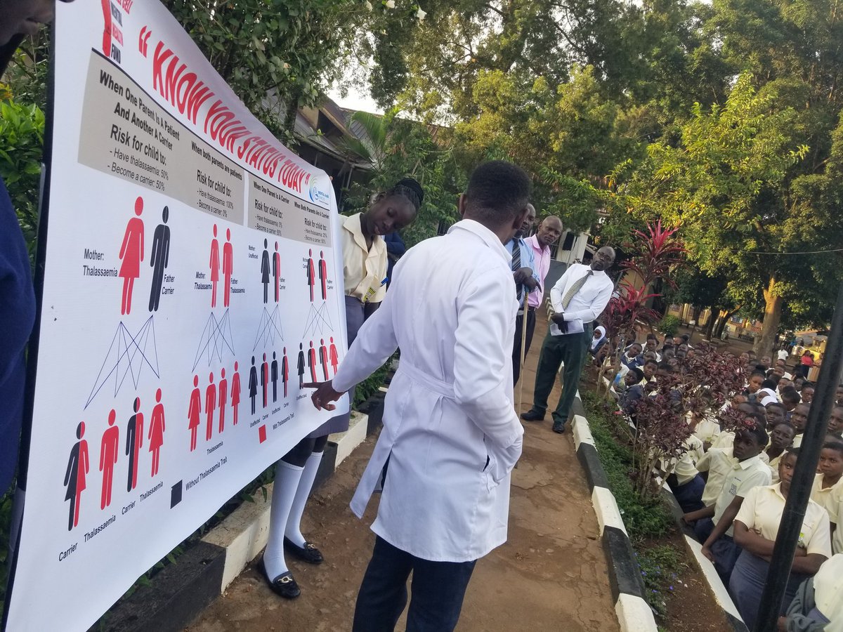 MentalHealthFo3's tweet photo. "Empowering young minds! Today's Mental Health & Sickle Cell Disease awareness session at Midland High School, Kawempe, was a huge success. Let's keep breaking stigmas & promoting health! #MentalHealthAwareness #SCDAwareness #HealthEducation" https://t.co/HORfYrRpyf