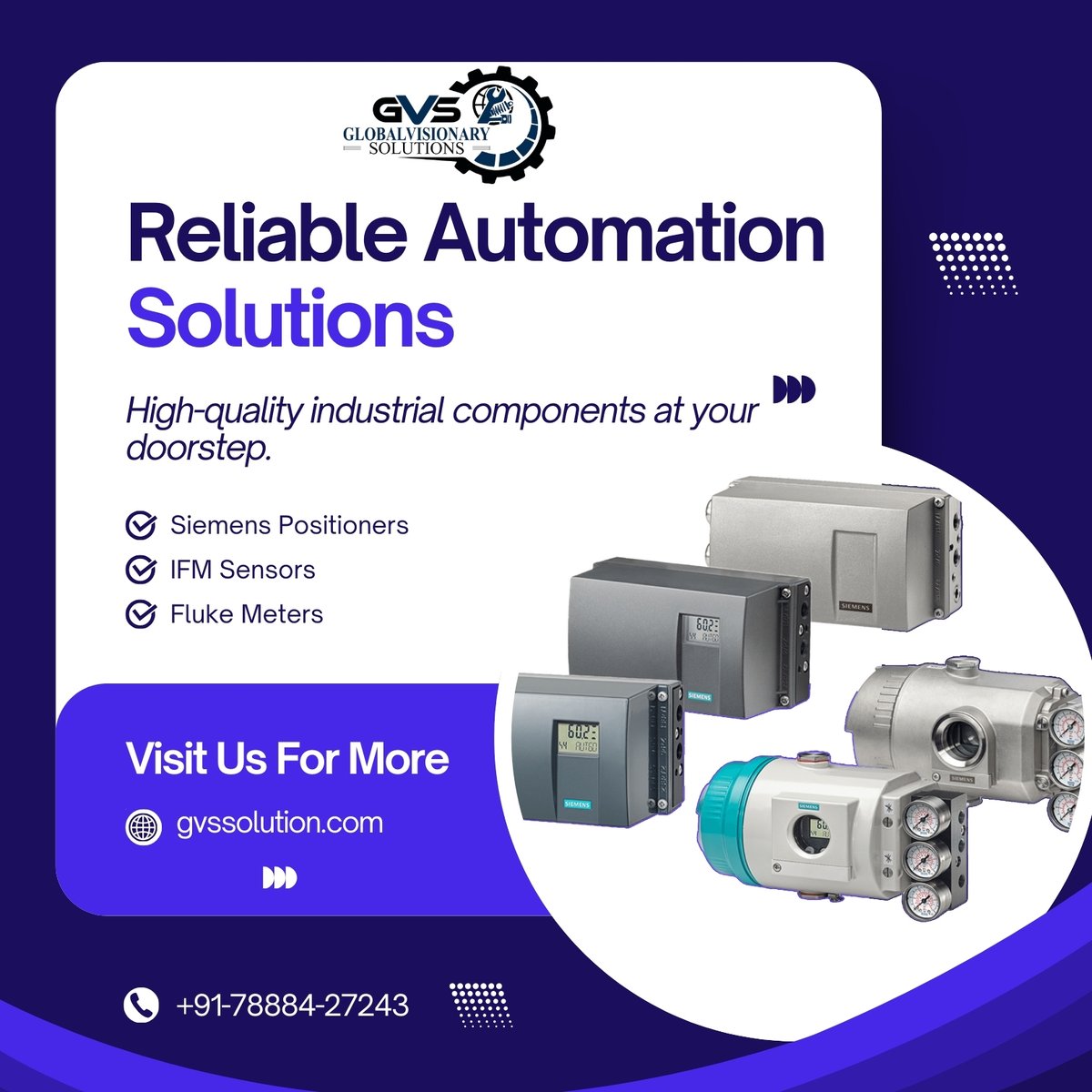 gvssolution's tweet image. Boost your valve automation with precision! The Siemens SIPART PS2 ensures reliable control and diagnostics in any environment.
gvssolution.com/siemens-positi…
.
.
#EngineeringExcellence #industrialautomation #valvecontrol #Siemens #processcontrol #SmartInstrumentation #IIoT #sipartps2
