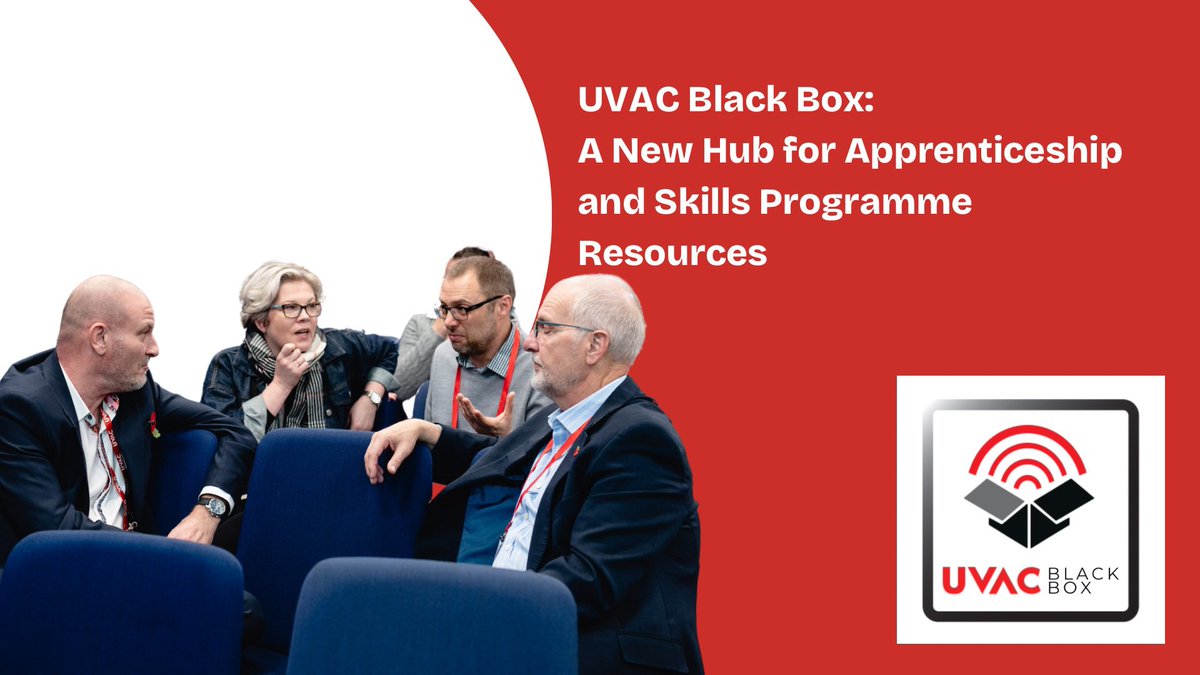 Looking to maximise the value of your membership?

Black Box, a strategic resource for apprenticeship &amp; work-based learning teams. With streamlined navigation, curated playlists &amp; flexible formats it’s a powerful tool for CPD, programme design &amp; governance
uvac.ac.uk/black-box/