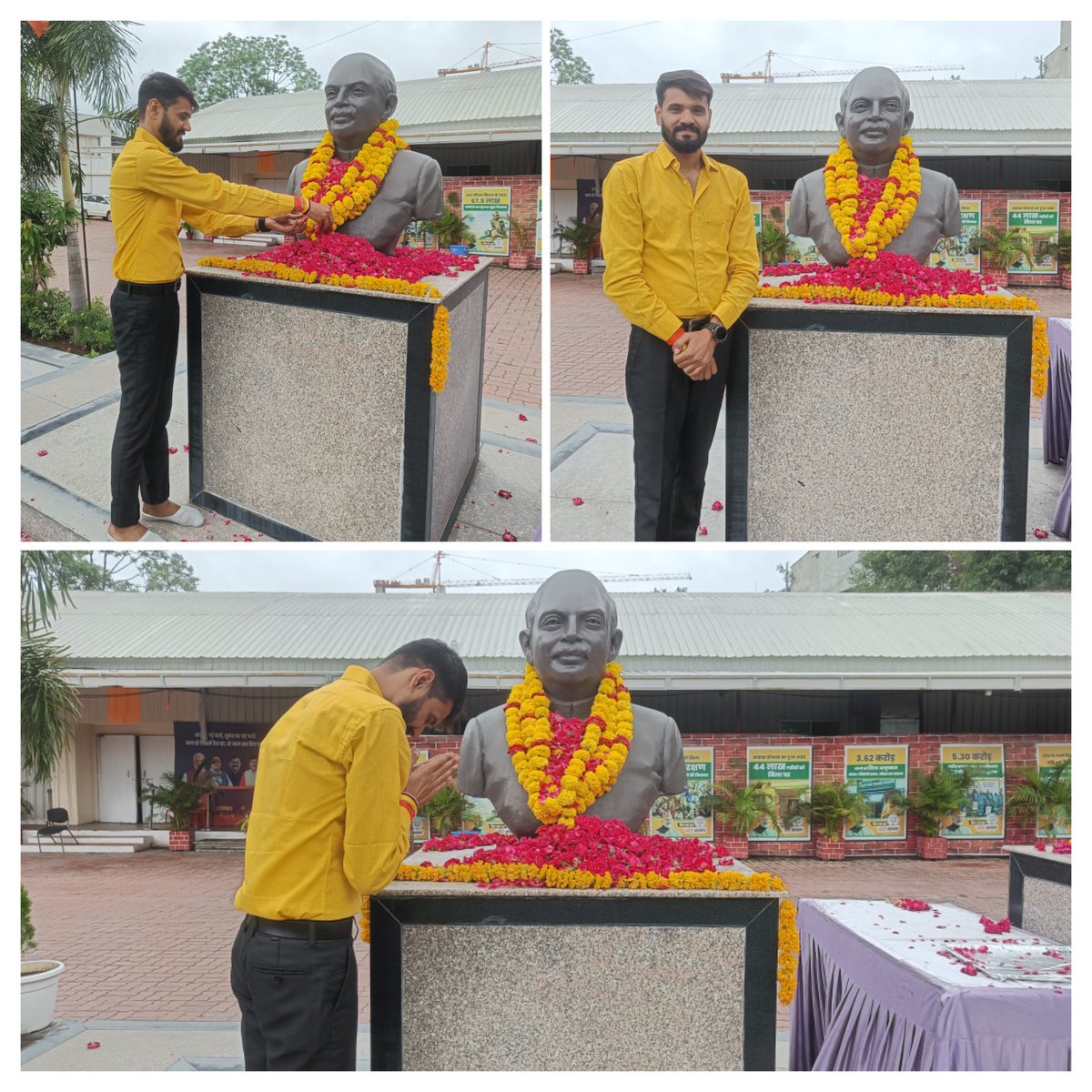 भारतीय जनसंघ के संस्थापक, महान शिक्षाविद, राष्ट्र की एकता एवं अखंडता के लिए बलिदान होने वाले भाजपा के पितृपुरुष डॉ. श्यामा प्रसाद मुखर्जी जी की पुण्यतिथि पर प्रदेश कार्यालय, दीनदयाल परिसर, भोपाल में उनकी प्रतिमा पर पुष्पांजलि अर्पित कर नमन किया।।