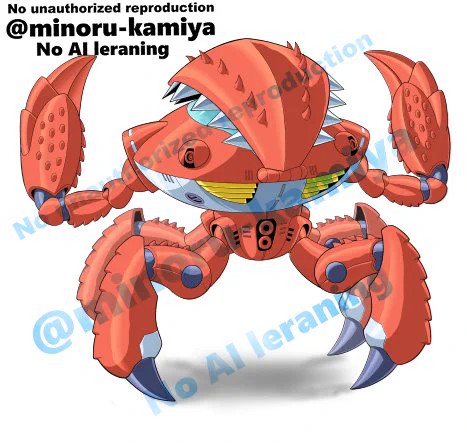 昨日はカニの日だったらしいですね うっかりしてました ついでにカバとタコのお水系トリオをどうぞ^^; #カニの日