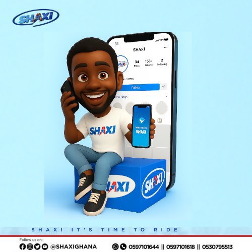 It’s Monday, choose Shaxi, ride with Shaxi 

#SHAXIGHANA