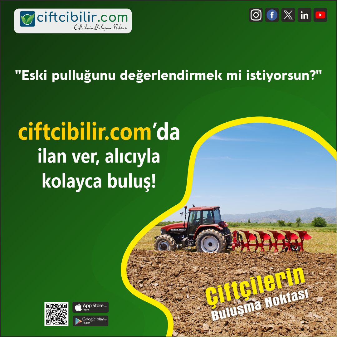 İlanlarınızı Sitemizde Ücretsiz Yayınlayabilirsiniz...
#çiftçi #tarım #hayvancılık #tarımaletleri #tarımişçileri #çiftçilik
#tarımfaliyetleri #tarımkredikooperatifleri #ciftcilerburada #çiftçibilir
#tarımalanları #tarımmakinaları
#genççiftçiakademisi
#genççiftçi #köy #tarla