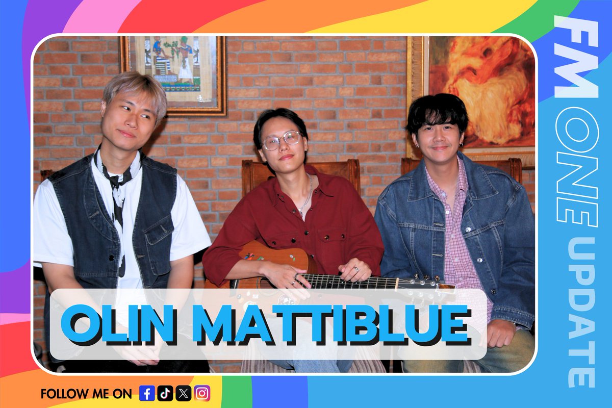 fmone1035's tweet image. 📣 Olin MattiBlue แวะมาฝากซิงเกิลใหม่ “DON’T CRY FOR ME” กับพวกเราชาว FM ONE 💙 

📌 รอติดตามบทสัมภาษณ์กับช่อง FM ONE เร็ว ๆ นี้!

🎧 ฟังและชม MV ได้แล้วที่ YouTube: Olin MattiBlue 

#olinmattiblue #dontcryforme #SonyMusicThailand #SonyMusicThaiArtists #FMONEUPDATE #fmone