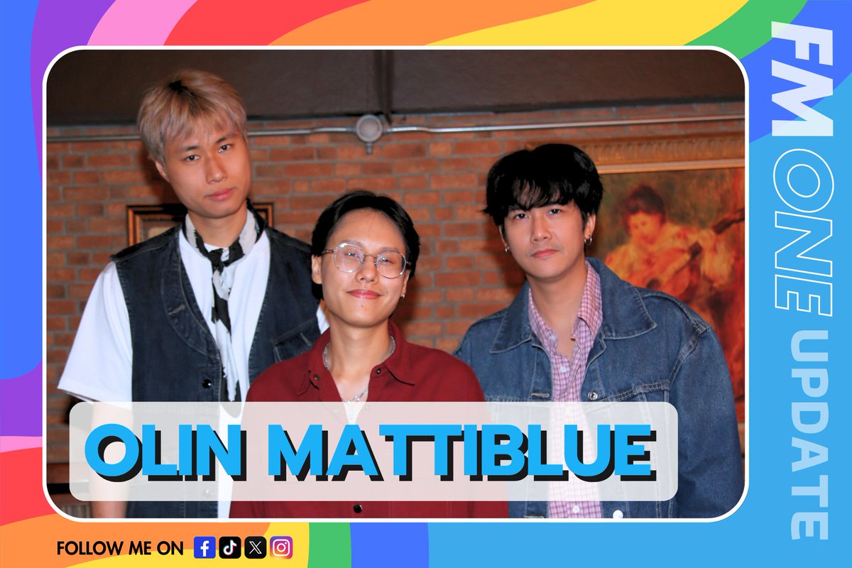 fmone1035's tweet image. 📣 Olin MattiBlue แวะมาฝากซิงเกิลใหม่ “DON’T CRY FOR ME” กับพวกเราชาว FM ONE 💙 

📌 รอติดตามบทสัมภาษณ์กับช่อง FM ONE เร็ว ๆ นี้!

🎧 ฟังและชม MV ได้แล้วที่ YouTube: Olin MattiBlue 

#olinmattiblue #dontcryforme #SonyMusicThailand #SonyMusicThaiArtists #FMONEUPDATE #fmone
