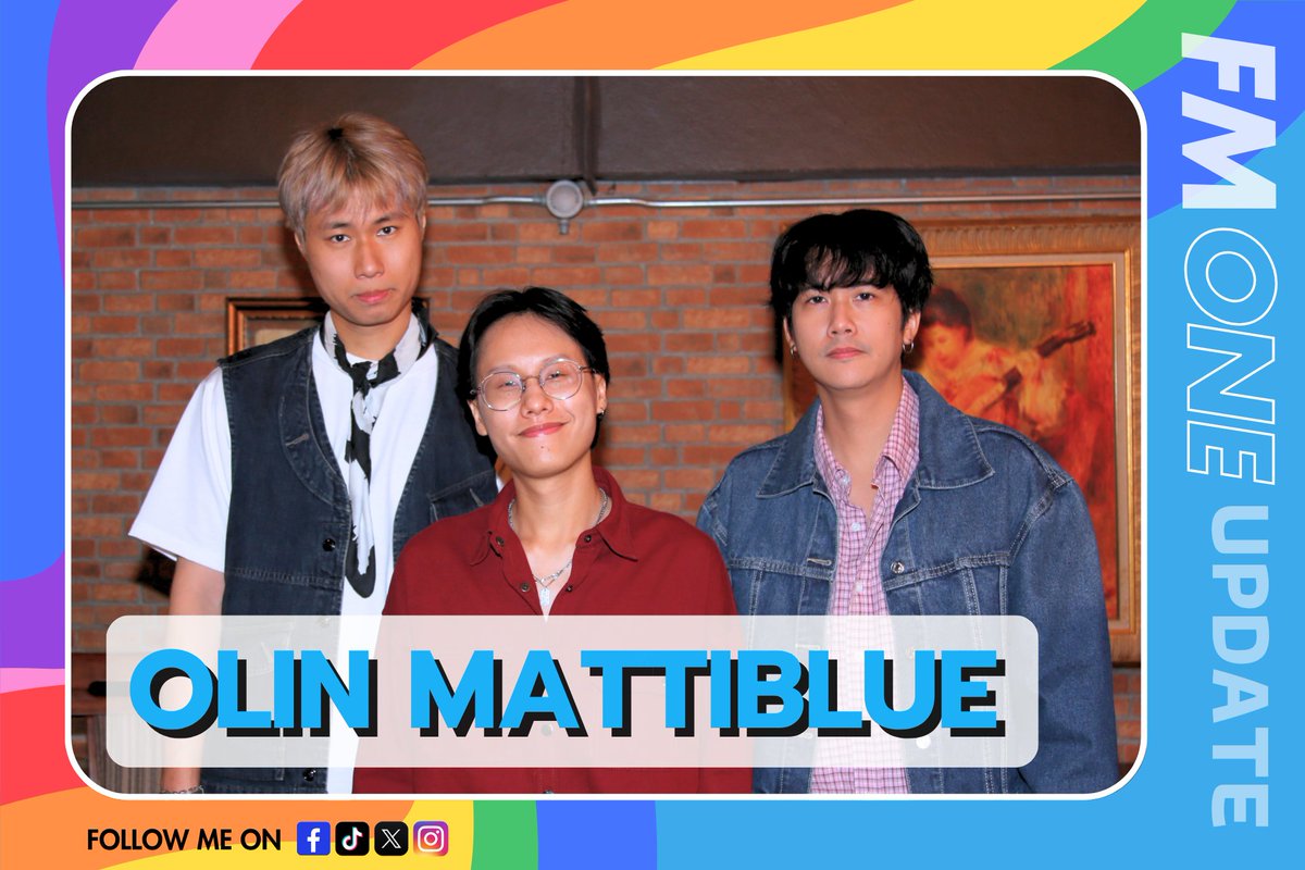 fmone1035's tweet image. 📣 Olin MattiBlue แวะมาฝากซิงเกิลใหม่ “DON’T CRY FOR ME” กับพวกเราชาว FM ONE 💙 

📌 รอติดตามบทสัมภาษณ์กับช่อง FM ONE เร็ว ๆ นี้!

🎧 ฟังและชม MV ได้แล้วที่ YouTube: Olin MattiBlue 

#olinmattiblue #dontcryforme #SonyMusicThailand #SonyMusicThaiArtists #FMONEUPDATE #fmone