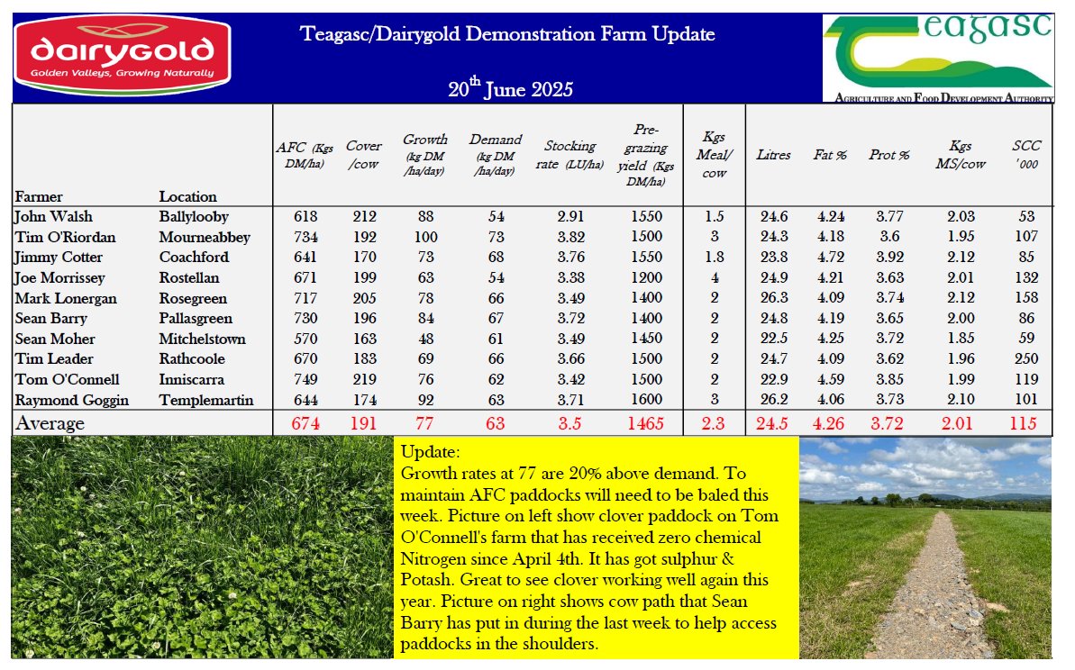 Teagasc Dairygold Joint-Programme (@dairygoldjp) on Twitter photo 