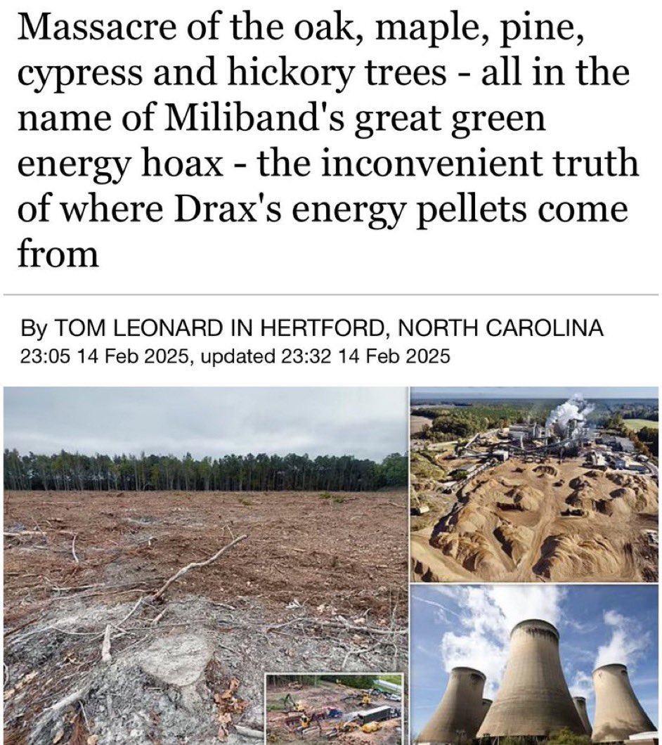 The gigantic Drax net zero con-trick - where a massive polluter has become a net zero manipulator. Yet more net zero environmental destruction masquerading as “saving the planet”.

The Labour government is trying to force through an extension that would give Drax an estimated