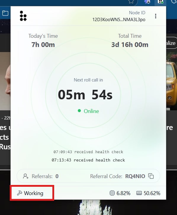 Bigwinar's tweet image. How to know if your Bless node extension is handling a workload or not.
We all may have our bless nodes up and running, but not all nodes are handling jobs.
Let’s take a look at what this means and how to remedy it.
Take a look at the two frames below, you will see that both…
