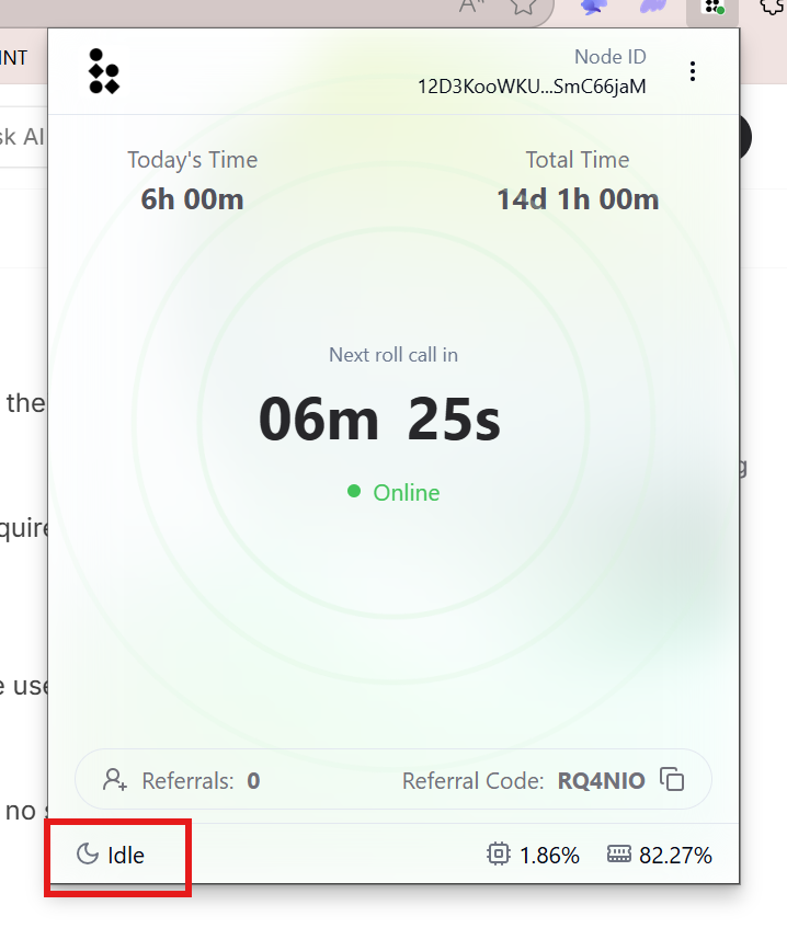 Bigwinar's tweet image. How to know if your Bless node extension is handling a workload or not.
We all may have our bless nodes up and running, but not all nodes are handling jobs.
Let’s take a look at what this means and how to remedy it.
Take a look at the two frames below, you will see that both…