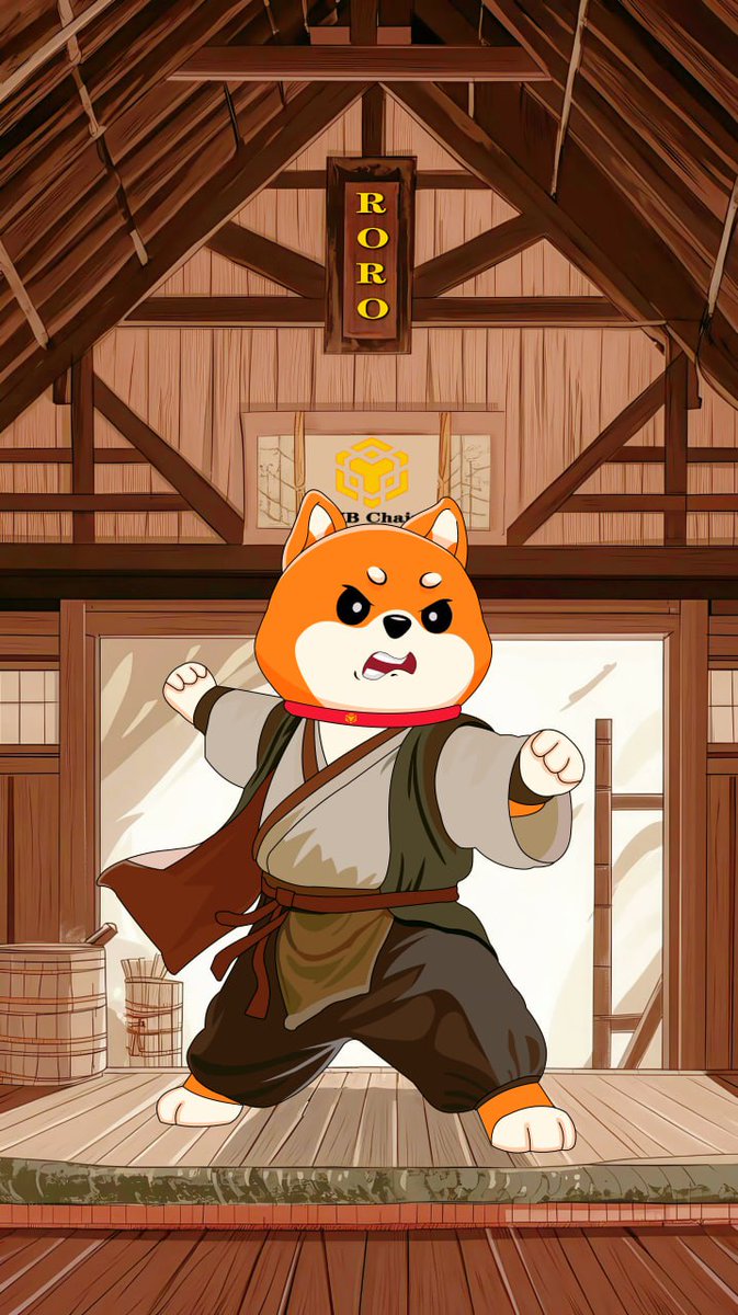 Like a kung fu master in deep meditation, $Roro is quietly cultivating its power. 

No noise, just steady growth—overcoming hardness with softness.