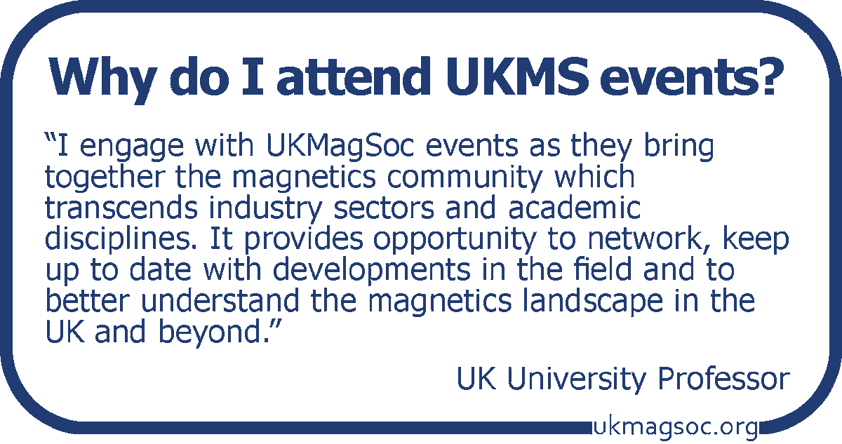 UK Magnetics Society tweet media