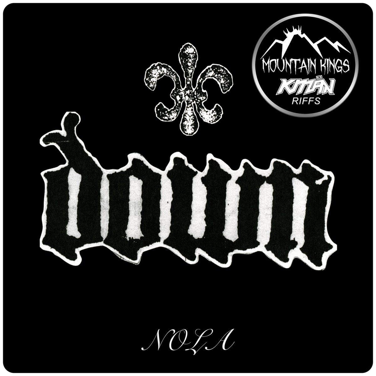 KMANRIFFSMetal's tweet photo. 👑MOUNTAIN KINGS 1⃣1⃣8⃣👑

Submission: DOWN - N O L A🇺🇸(1995)

Lightning in a bottle collab between Anselmo/Keenan &amp; co - Down’s NOLA is a swampy, riff-drenched slab of Southern Metal grit -equal parts Sabbath doom, Pantera punch, and New Orleans soul. A sludge KlassiK. #MK118👑 https://t.co/Z7ndwU1ZVM