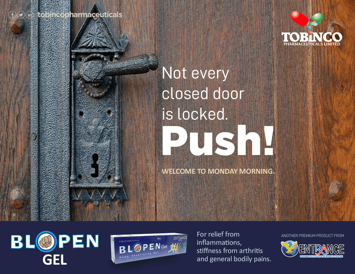 Tobincopharmacy's tweet photo. Not all closed doors are locked.
This is a metaphor for life's challenges and opportunities suggesting that many obstacles we encounter, even those that seem insurmountable, might simply require a push or effort to overcome, rather than being truly impassable.
#Monday #Blopen https://t.co/WrejfPKm9Z
