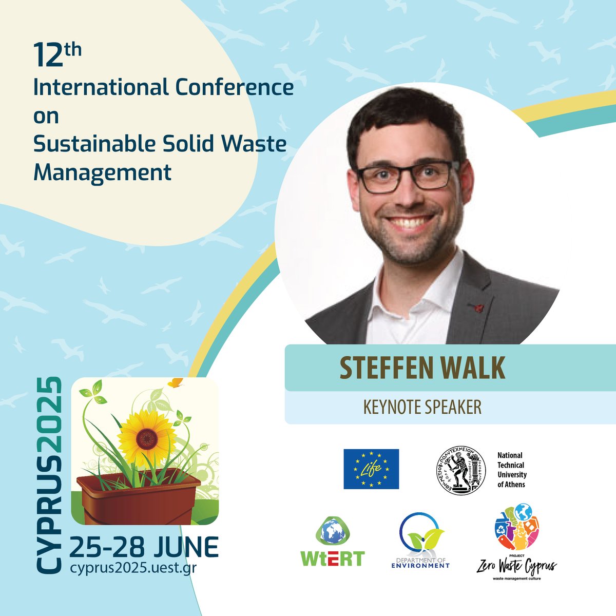 Meet ECN's Scientific Officer at the #CYPRUS2025 conference. His Keynote topic: '#Biowaste management and approaches to identify #bestpractice'.

Further presentation on EU comprehensive guidance as final result of the #LIFEBIOBEST project.