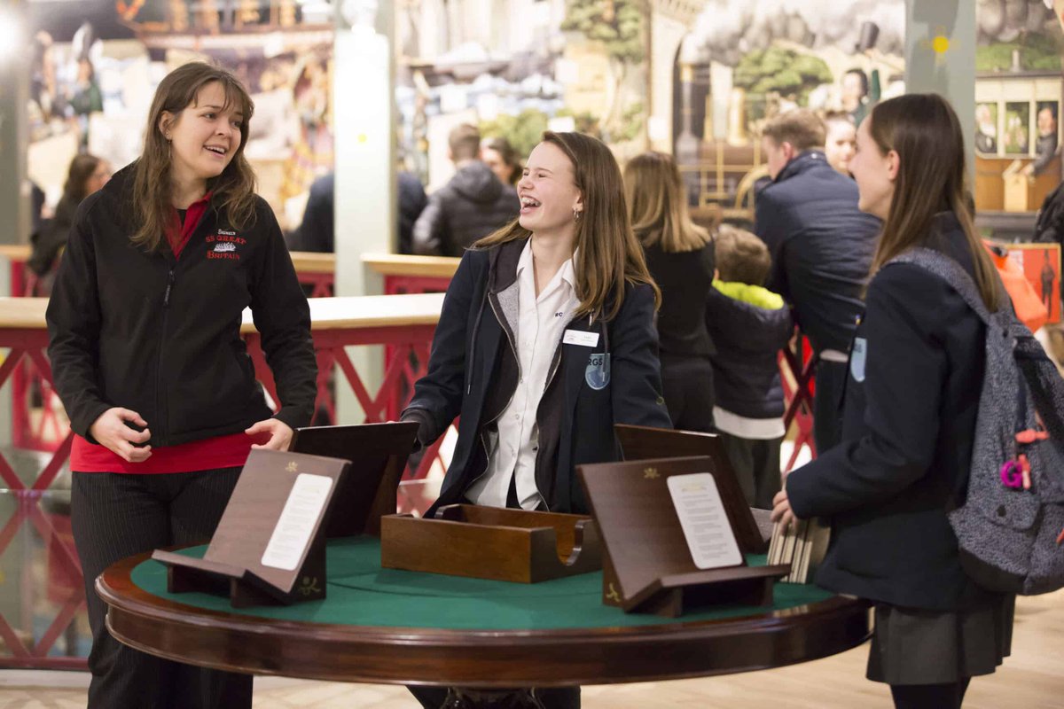 Happy #WomenInEngineeringDay! We're lucky the SS Great Britain is cared for by Ship's Conservation Engineer Nicola. 👩‍🔧 We are also very lucky to run the Future Brunel's Programme inspiring the #engineers of the future! 🎉