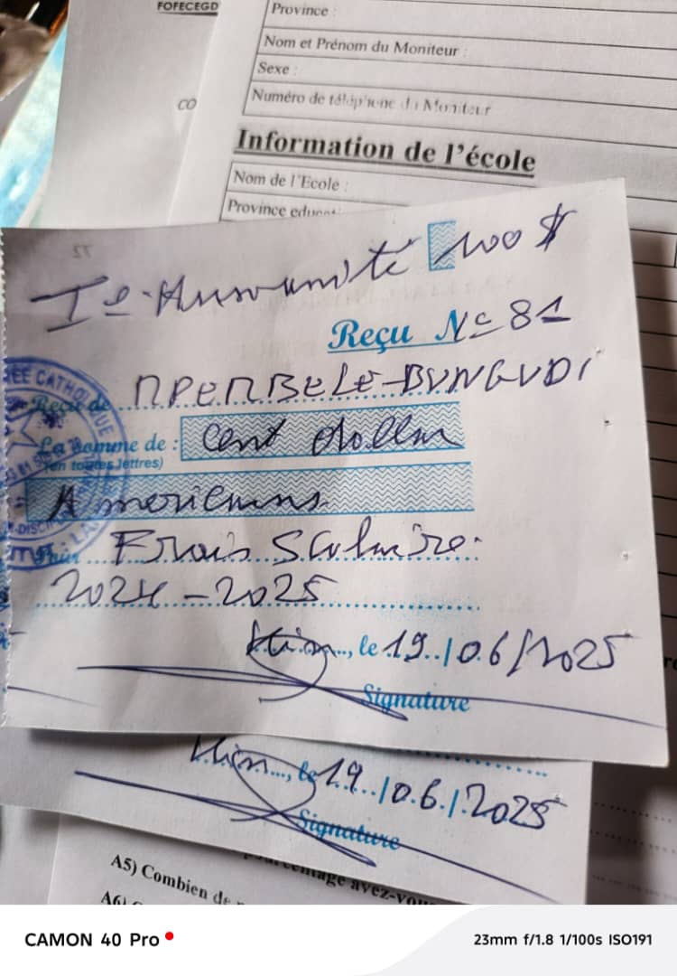 Forum des Femmes Citoyennes et Engagées GDD (@forumgdd) on Twitter photo 🔴#IGNITE🇨🇩: #Soutien_à_la_scolarisation_des_filles : Plusieurs descentes ont été effectuées ds les écoles périphériques de la ville de Kinshasa pour le paiement des frais scolaires des adolescentes vulnérables à risque d'abandon scolaire
<a href="/AFD_France/">Agence Française de #Développement (AFD) 🇫🇷 🇪🇺</a> <a href="/malu_raissa/">Raïssa Malu</a> <a href="/MinisterEDU_NC/">Ministère de l'Education Nationale-NC</a> 🔴#IGNITE🇨🇩: #Soutien_à_la_scolarisation_des_filles : Plusieurs descentes ont été effectuées ds les écoles périphériques de la ville de Kinshasa pour le paiement des frais scolaires des adolescentes vulnérables à risque d'abandon scolaire
<a href="/AFD_France/">Agence Française de #Développement (AFD) 🇫🇷 🇪🇺</a> <a href="/malu_raissa/">Raïssa Malu</a> <a href="/MinisterEDU_NC/">Ministère de l'Education Nationale-NC</a>