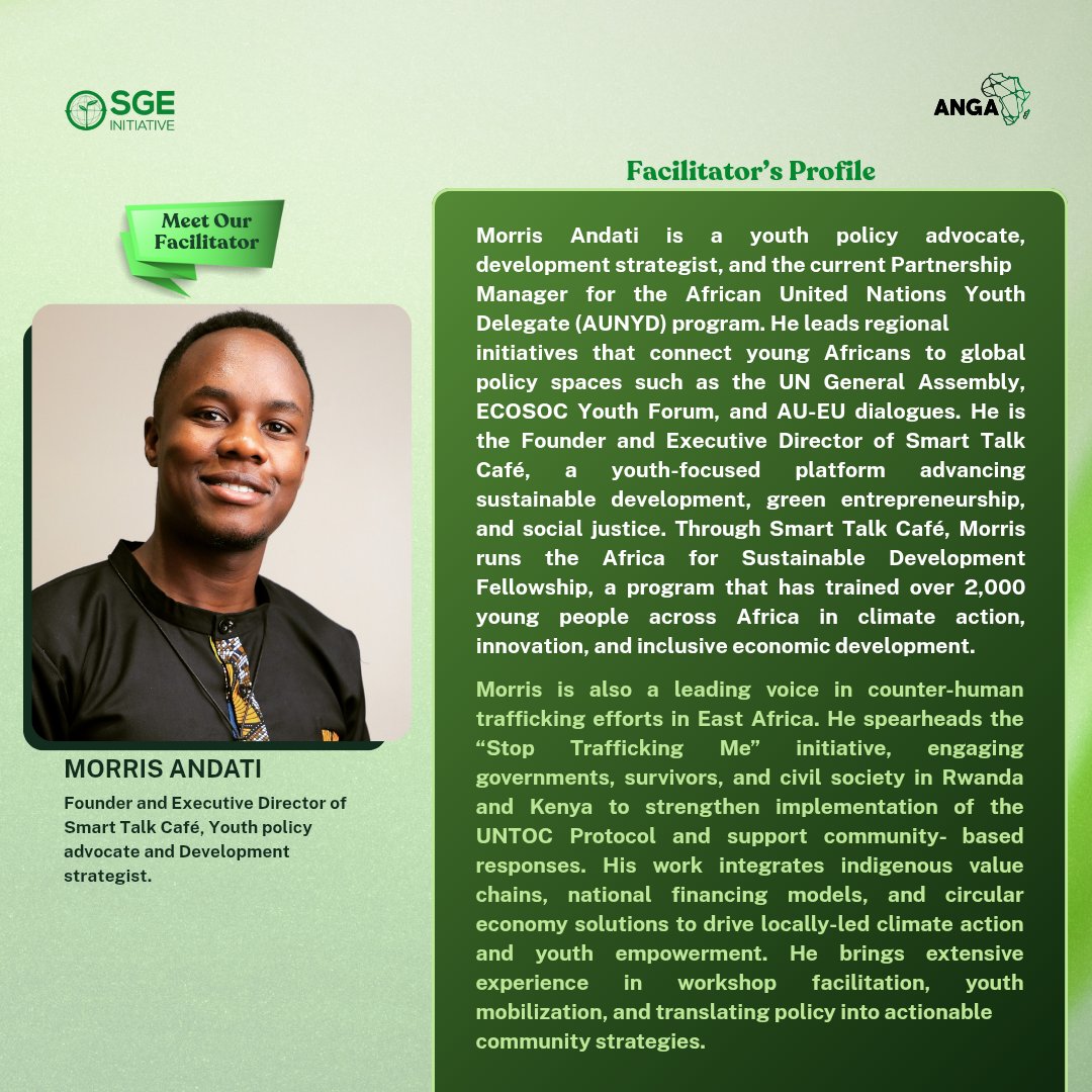 sgeinitiative's tweet photo. πIt's week 12 over at #GAP3.0! We're kickstarting the week with a live session on Field Research and Circular Design by Morris Andati!
It's a closed room, but trust us when we say participants are set for impactful knowledge sharing!
#GAP3.0 #LiveSession #sgeinitiative https://t.co/X86loqO9Va