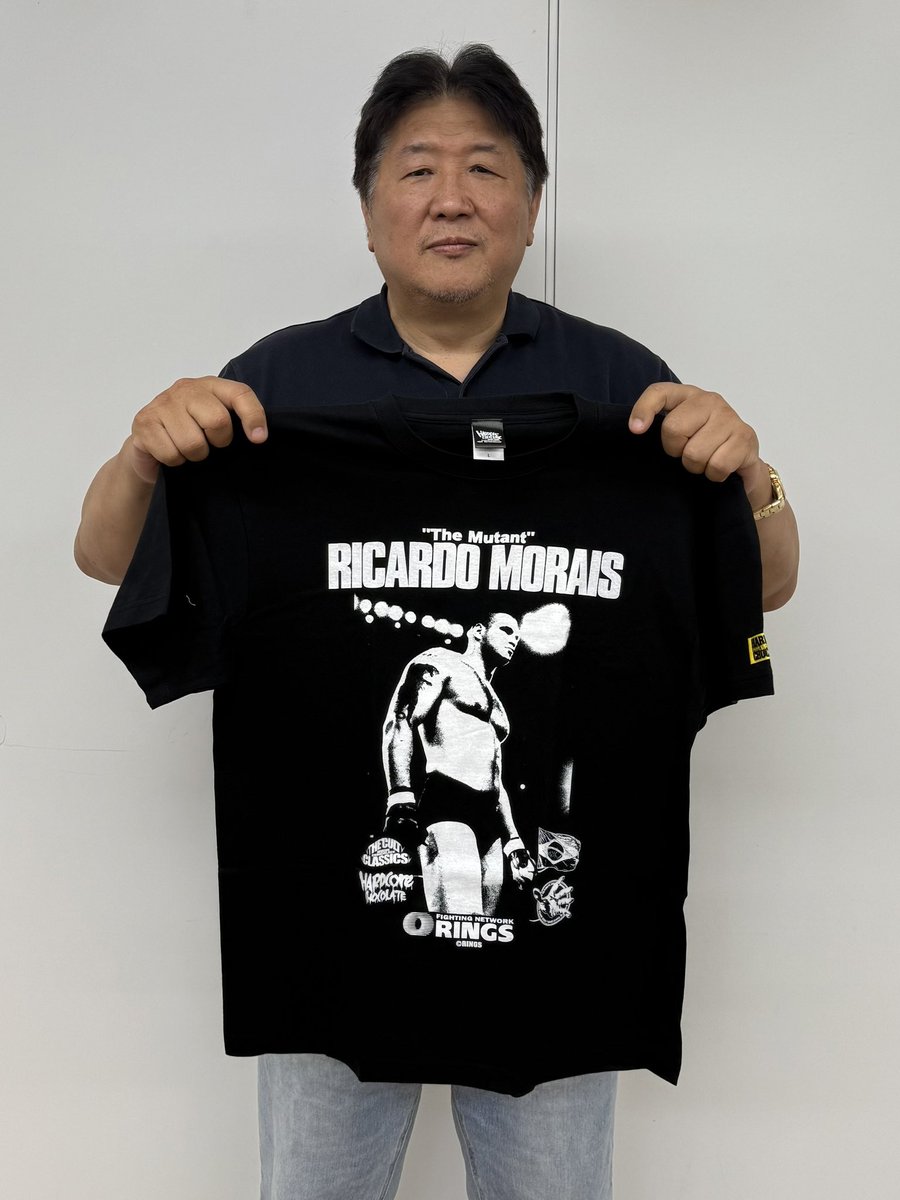 前田日明引退MATCHTシャツ 前田日明「A.MAEDA PROFILE」Tシャツ(ホワイト) – 闘道館
