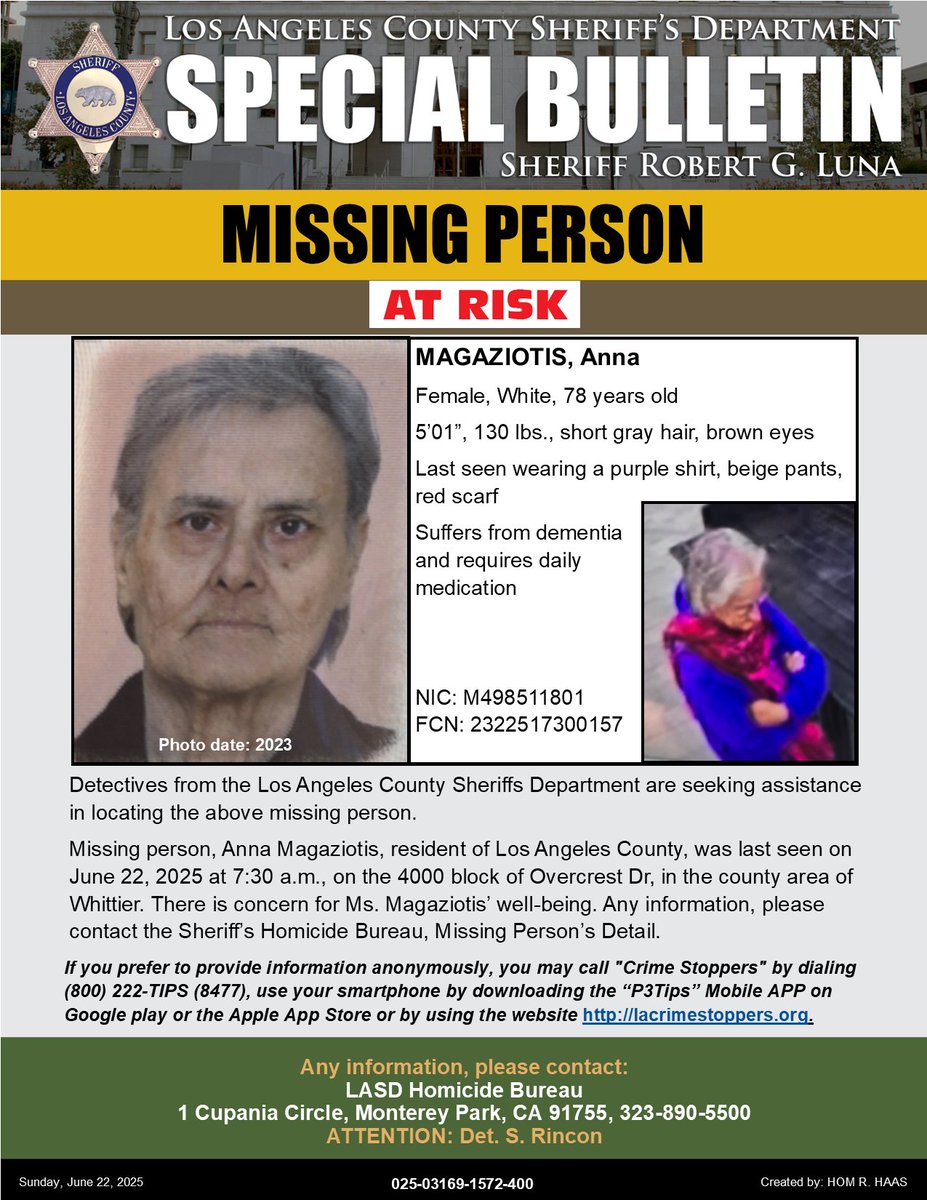 LA County Sheriffs tweet media