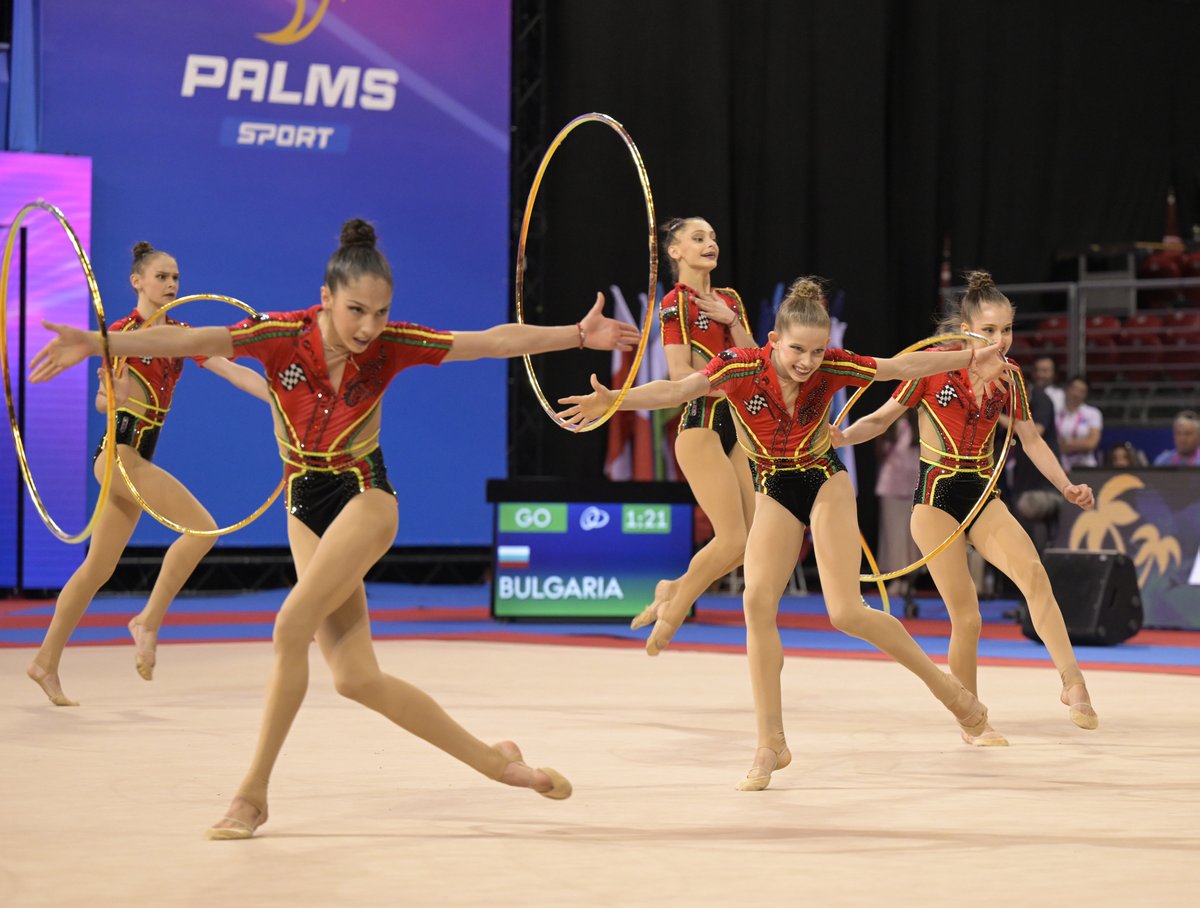 🇧🇬 A golden moment for the hosts
Relive Bulgaria's victory at #RGJuniors2025 with these highlights from their winning hoop performance.
All replays and highlights are available on Eurovision Sport.