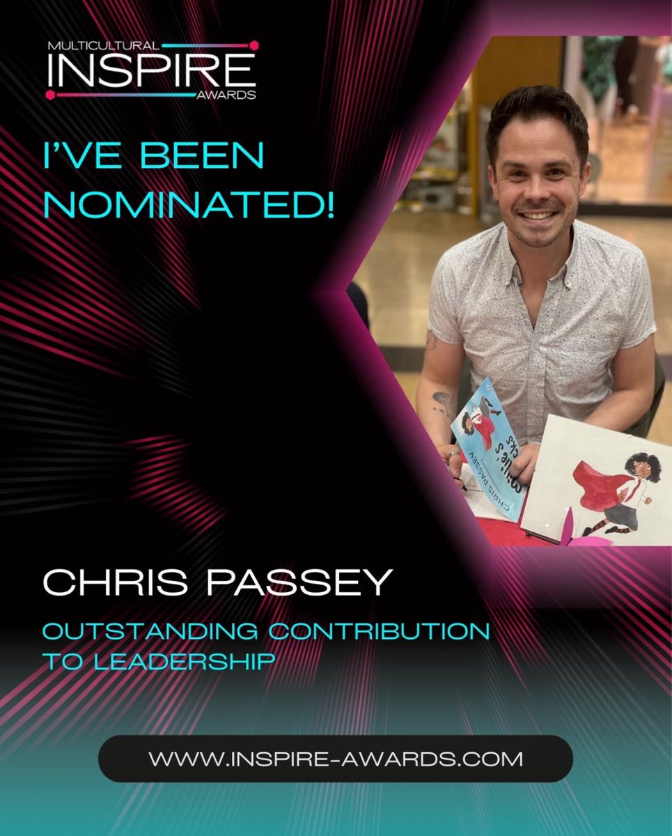 Chris Passey FCCT (@mrchrispassey) on Twitter photo Well this is a pretty epic start to the week!
To be nominated in the inaugural Multicultural Inspire Awards is honour enough but a huge thank you for my nomination that puts me in such amazing company with my fellow nominees.
<a href="/CharteredColl/">Chartered College of Teaching</a> <a href="/EducateAdvise/">Association of Education Advisers</a> Well this is a pretty epic start to the week!
To be nominated in the inaugural Multicultural Inspire Awards is honour enough but a huge thank you for my nomination that puts me in such amazing company with my fellow nominees.
<a href="/CharteredColl/">Chartered College of Teaching</a> <a href="/EducateAdvise/">Association of Education Advisers</a>