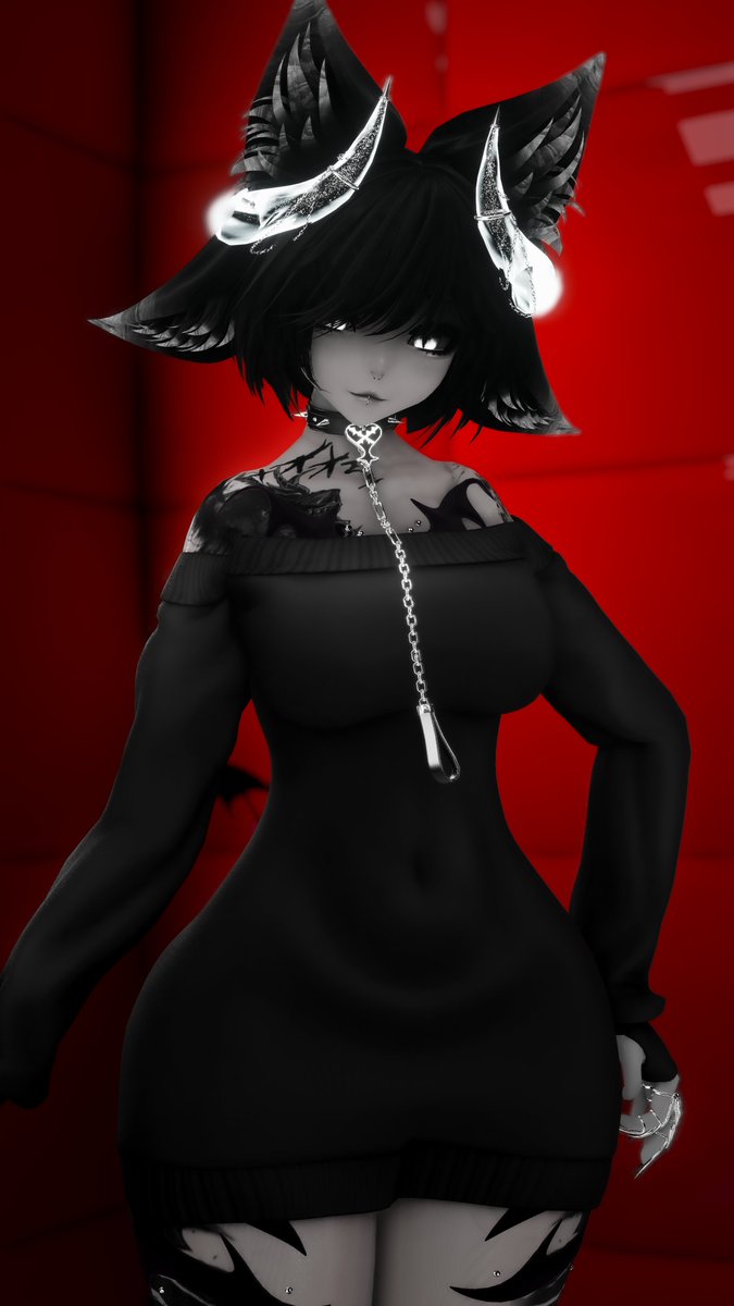 JaysVRC's tweet image. Her cold burns. Her gaze binds. Her lips end.