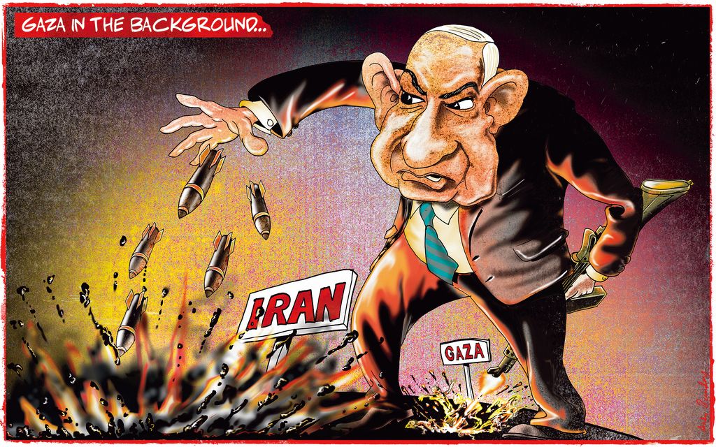 The worlds press is now focused on US/Israel v Iran. We must not lose sight of the fact that genocide is still being committed every day in Gaza. Children are being shot, bombed and starved. Netanyahu is out of control….