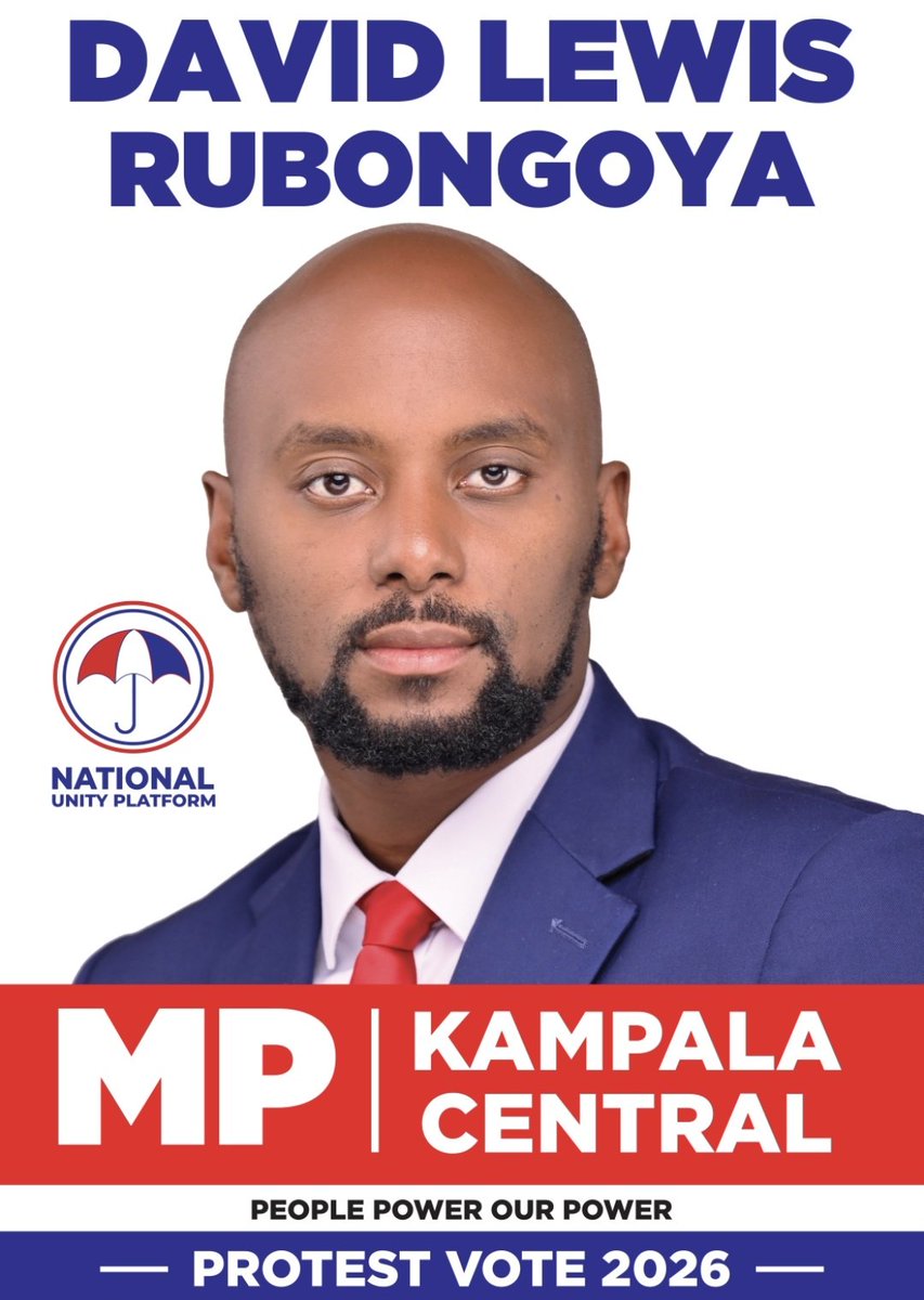 David Lewis Rubongoya (@davidlrubongoya) on Twitter photo With the greatest humility, I return my Expression of Interest to our Party <a href="/NUP_Ug/">National Unity Platform</a>'s Election Management Committee today, seeking an opportunity to represent the people of Kampala Central in Parliament. So help us God!
#ProtestVote2026 With the greatest humility, I return my Expression of Interest to our Party <a href="/NUP_Ug/">National Unity Platform</a>'s Election Management Committee today, seeking an opportunity to represent the people of Kampala Central in Parliament. So help us God!
#ProtestVote2026