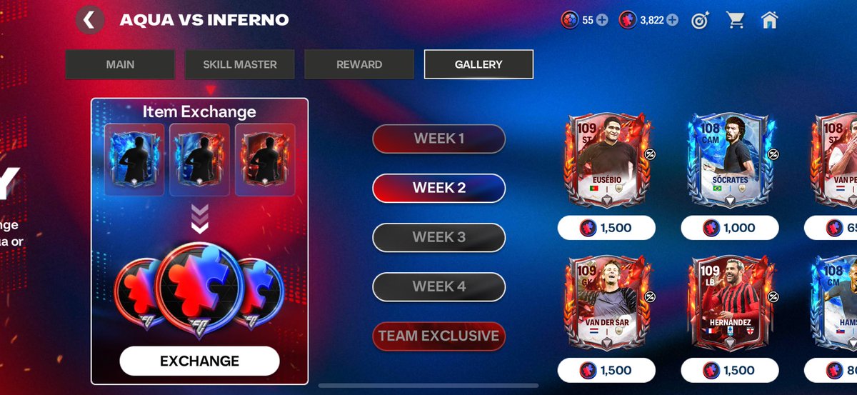 Bace__God's tweet photo. @champ_reborn7 @Akash62455881 @Azraelgaming18 @BackMossPlayz @EAFCUniverse24 @fcmobileenews @HDWolvie @khoonigamingg @KJavierFM @stopde_official @newcomerFM Waiting for week 3 any ideas on what players might come ? And what upgrade I should do boys ? Nearly 4K shards https://t.co/Q4HT7AyIb8